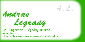 andras legrady business card